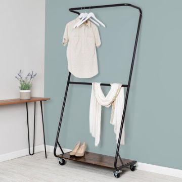 Revvvd Rolling Clothes Rack Revvvd Rolling Clothes Rack