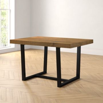Drishti  Solid Wood Trestle Dining Table Drishti  Solid Wood Trestle Dining Table