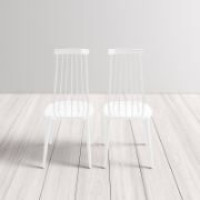 Biry Solid Wood Slat Back Arm Chair
