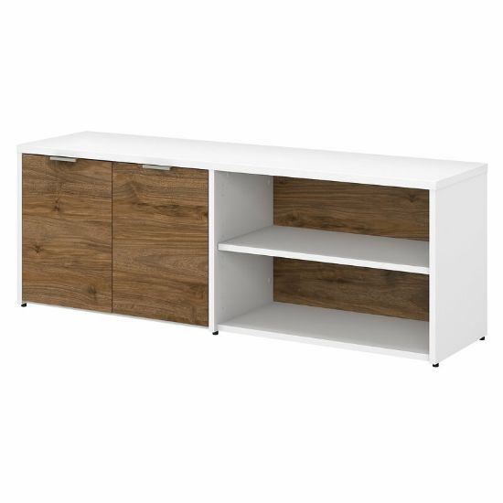 Picture of Lowarzo White and Wooden storage cabinet