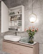 Picture of Perai led mirror with storage unit and multi-use