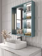 Picture of Cavena Led Mirror Cabinet With Shelves