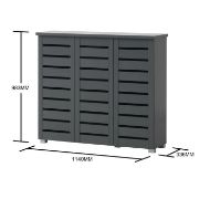 Picture of Swisst 15 Pair Shoe Storage Cabinet - 8 shelves