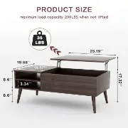 Picture of Disa Rectangular Lift Top Coffee Table
