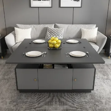 Show details for Hako Natural Wood  Coffee table - Multifunctional use Picture of Hako Natural Wood  Coffee table - Multifunctional use