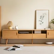 Picture of Rikka Natural wood TV table