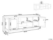Picture of Sleek grey TV table