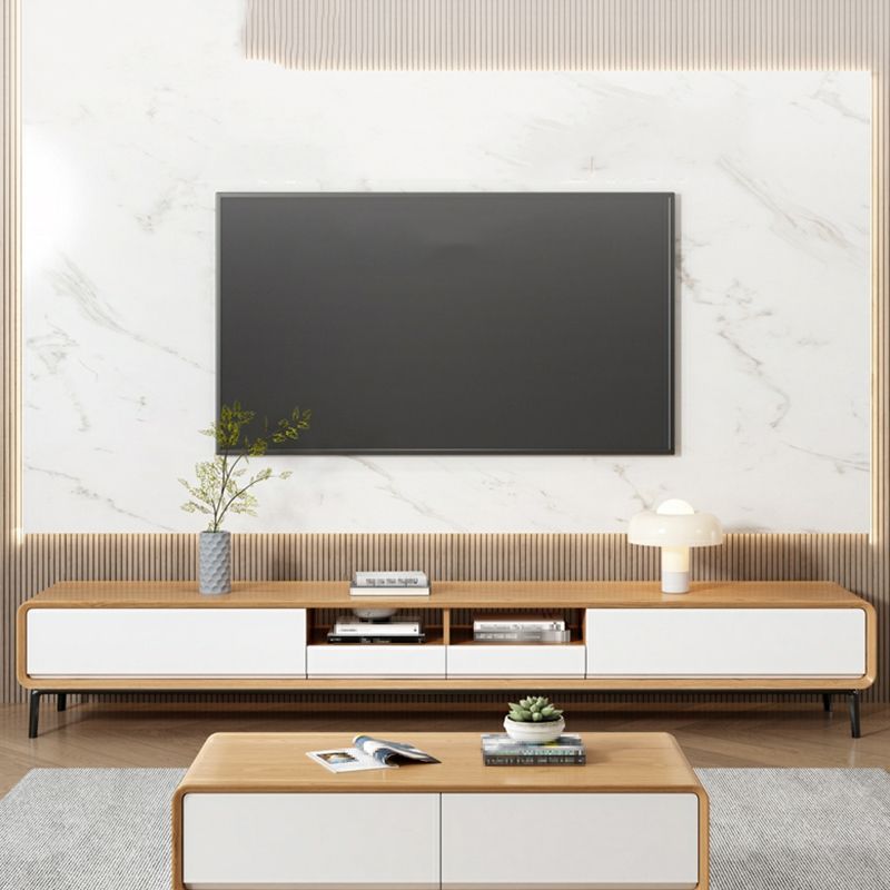White + Walnut Brown