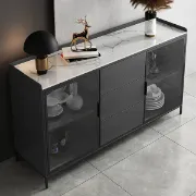 صورة لاكان بوفيه حديث خشب طبيعي