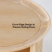Picture of Krack Coffee table wood and rattan