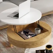 Picture of Doba coffee table natural wood with drawers