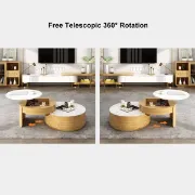 Picture of Doba coffee table natural wood with drawers
