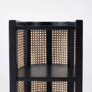 Picture of Klay Rattan Nightstand with natural wood