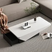 Picture of Divvia coffee table with drawer storage in black