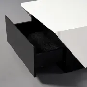 Picture of Divvia coffee table with drawer storage in black