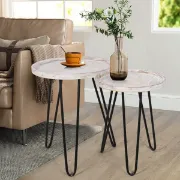Picture of Harv Modern Natural wood Side table - Set of 2