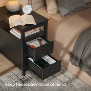 Picture of Andru Modern Side table - Natural Wood