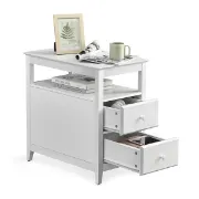 Picture of Andru Modern Side table - Natural Wood