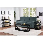 Picture of Arthella Natural wood Side table with storage