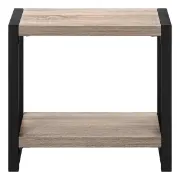 Picture of Brulotte Natural wood Side table - One shelf