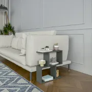 صورة طاولة جانبية خشب طبيعي كايلي - 4 أرفف