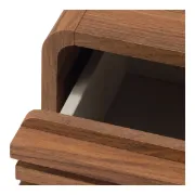 Picture of Birilian Natural Wood Side table - One drawer