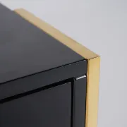 Picture of Jocise Modern White Side Table - One drawer