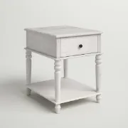 Picture of Rakan Side table natural wood - One Drawer