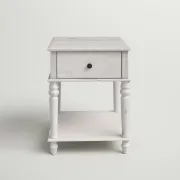 Picture of Rakan Side table natural wood - One Drawer