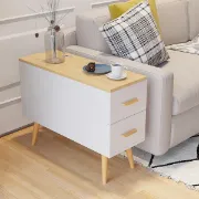 Picture of Monumo Natural Wood Side table  - 2 drawers