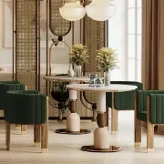 Picture of Bergument Modern natural wood Arm chair