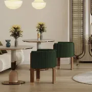 Picture of Bergument Modern natural wood Arm chair