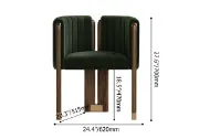 Picture of Bergument Modern natural wood Arm chair