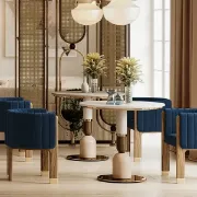 Picture of Bergument Modern natural wood Arm chair