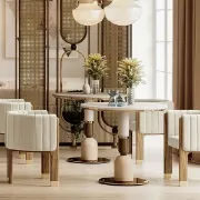 Picture of Bergument Modern natural wood Arm chair