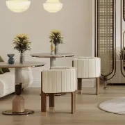 Picture of Bergument Modern natural wood Arm chair