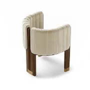 Picture of Bergument Modern natural wood Arm chair