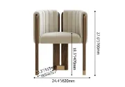 Picture of Bergument Modern natural wood Arm chair