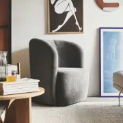 Picture of Lamoda Natural wood upholstered chair