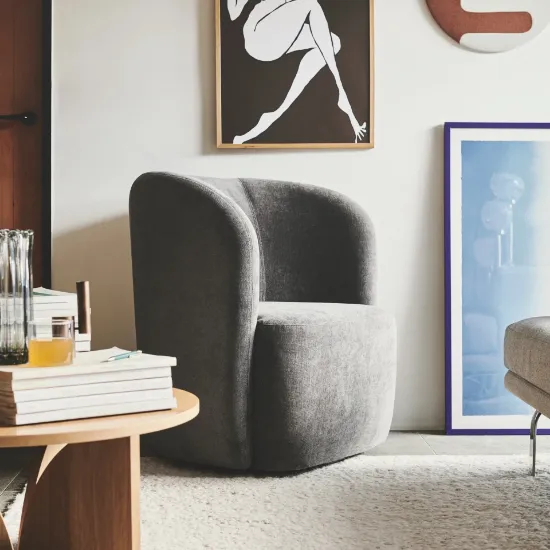 Picture of Lamoda Natural wood upholstered chair