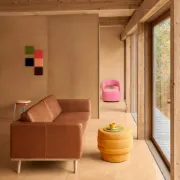 Picture of Patchwork  Arm chair Natural wood