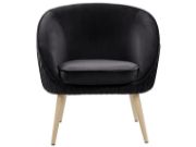 Picture of Divano Upholstered Natural wood chair