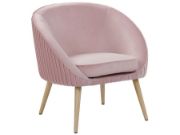 Picture of Divano Upholstered Natural wood chair