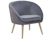 Picture of Divano Upholstered Natural wood chair