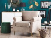 Picture of Vietas Armchair Natural wood and Upholstered