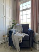 Picture of Vietas Armchair Natural wood and Upholstered