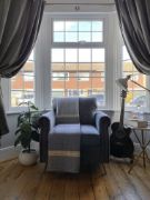Picture of Vietas Armchair Natural wood and Upholstered