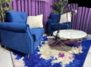 Picture of Vietas Armchair Natural wood and Upholstered