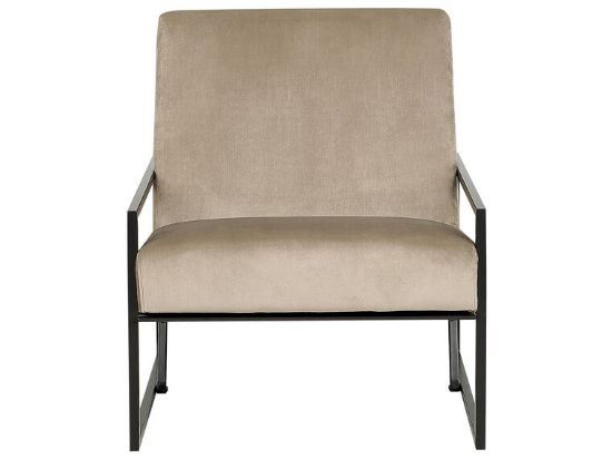 Picture of Arm chair with black frame-DELARY