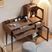 صورة منضدة مكياج حديث مع سطح زجاجي-دولاتو